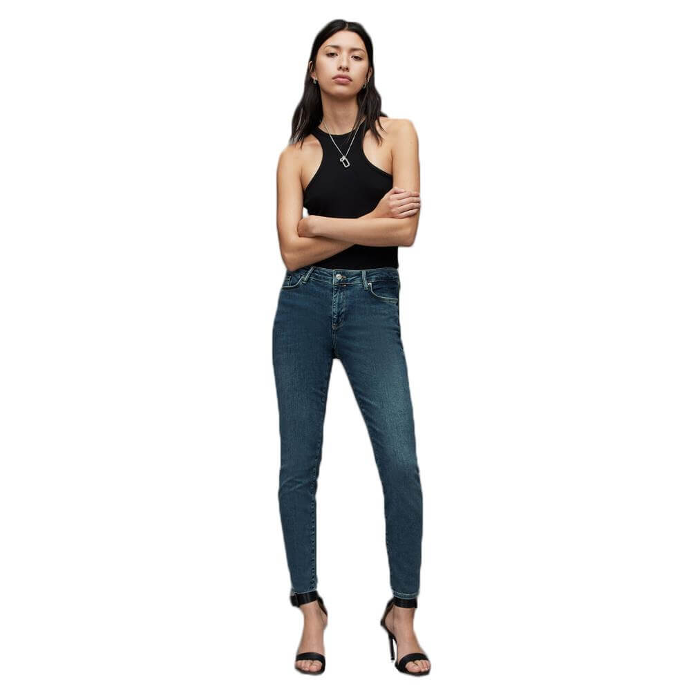 All saints store high waisted jeans